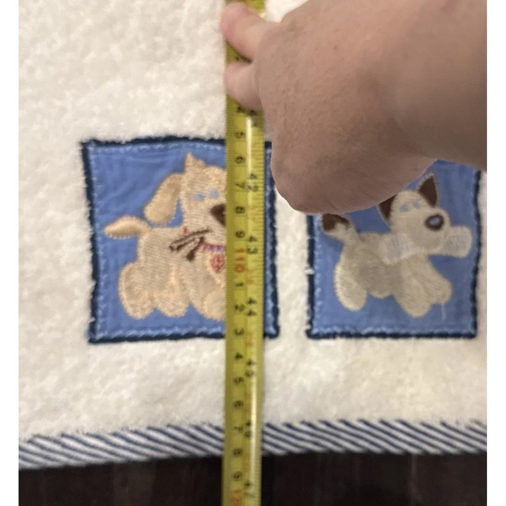 Embroidered Dog Dogs Puppy Patchwork Hand Bath Towel Set Of 2‎ Nautical